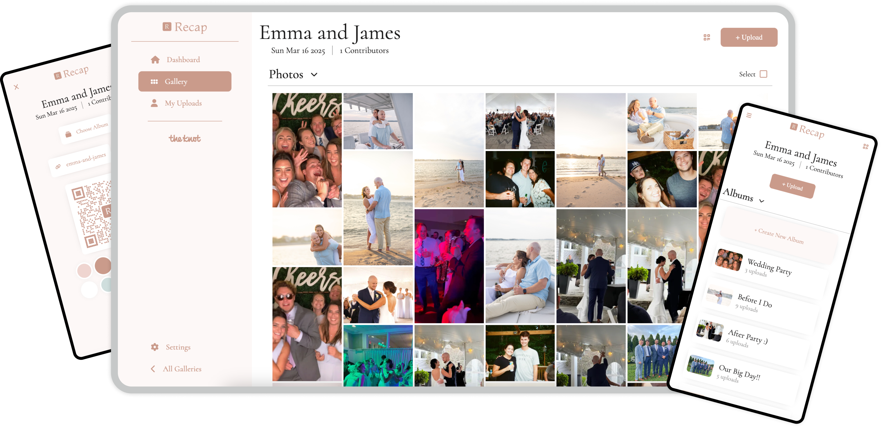 Recap - The Ultimate Wedding Photo Sharing Platform